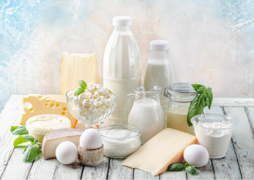 Dairy products contain probiotics.