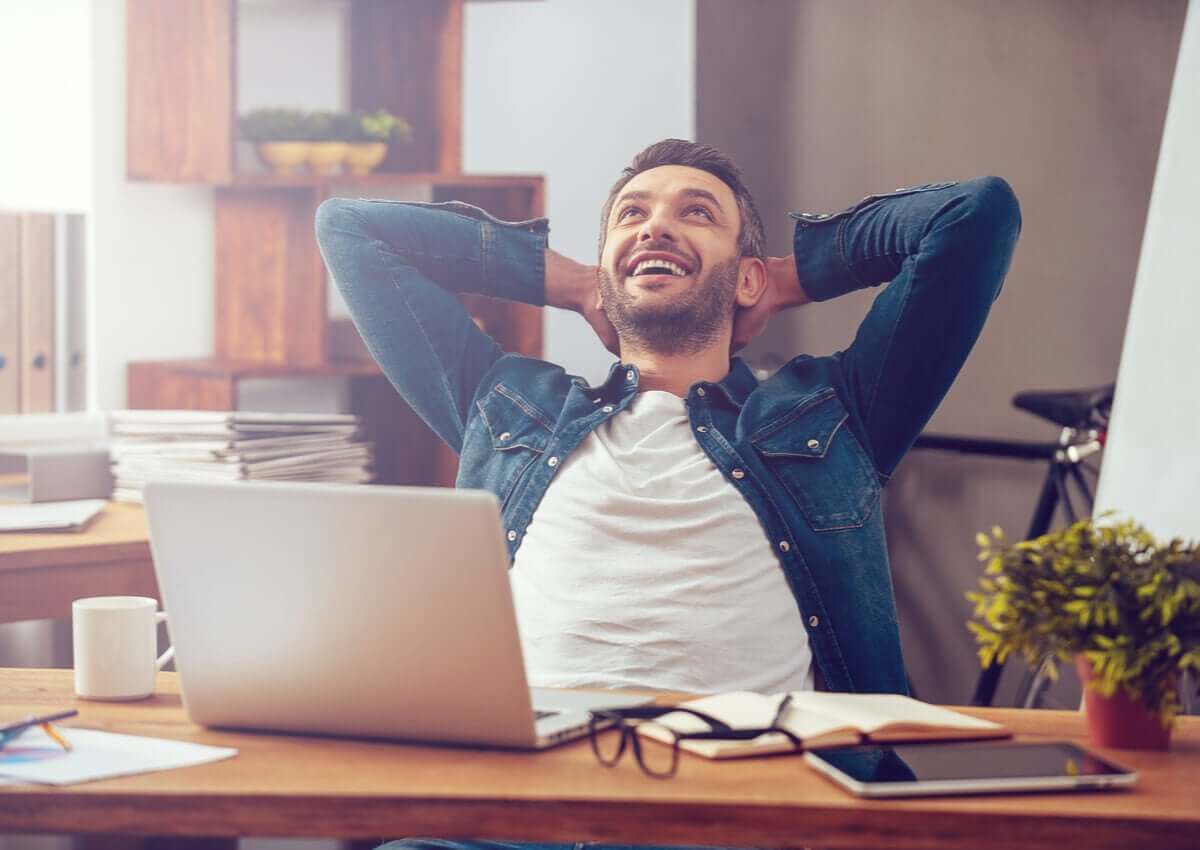 A happy man.