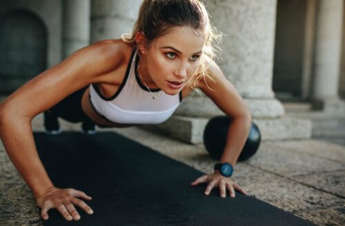 Push-ups are a great exercise for any routine.